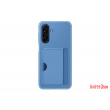Samsung Galaxy A17 zadní kryt s kapsou na kartu modrý tok és táska