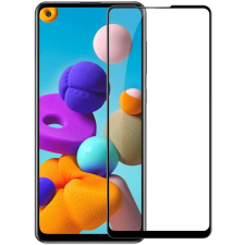 Samsung Galaxy A21s üvegfólia- fekete Slim 3D üvegfólia mobiltelefon kellék