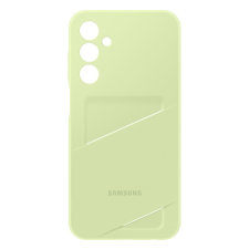 Samsung Galaxy A25 A256 kártyatartós gyári tok, Lime tok és táska