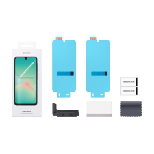 Samsung Galaxy A26 5G (SM-A266) képernyővédő fólia 2db (törlőkendő + segédkeret) átlátszó mobiltelefon kellék