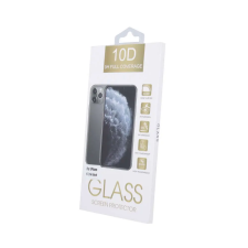 Samsung Galaxy A32 4G üvegfólia, tempered glass, előlapi, 10D, edzett, hajlított, fekete kerettel mobiltelefon kellék