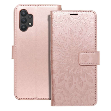 Samsung Galaxy A32 5G Mezzo Book oldalra nyíló flip tok, Rózsaszín/Mandala minta tok és táska