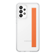 Samsung Galaxy A33 5G SM-A336B, Szilikon tok, kézpánttal, átlátszó, gyári tok és táska