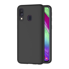  Samsung Galaxy A40 Telefontok - fekete szilikon tok tok és táska