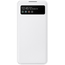 Samsung Galaxy A42 gyári LED View Cover Flip Tok - Fehér tok és táska