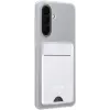 Samsung Galaxy A57 Zadní kryt s kapsou na kartu Light Gray