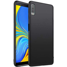  Samsung Galaxy A70 Telefontok - fekete szilikon tok tok és táska