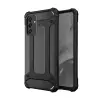  Samsung Galaxy A72 / A72 5G Telefontok - Forcell Defender II fekete ütésálló hátlap tok