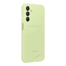 Samsung Galaxy Card Slot A15 4G/5G kártyatartós gyári hátlap tok, lime/zöld tok és táska