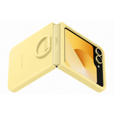 Samsung Galaxy Flip 6 gyári szilikon tok, sárga tok és táska