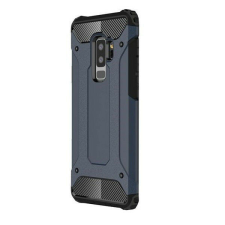 Samsung Galaxy M30 SM-M305F, Műanyag hátlap védőtok, Defender, fémhatású, sötétkék tok és táska