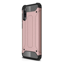 Samsung Galaxy M51 SM-M515F, Műanyag hátlap védőtok, Defender, fémhatású, vörösarany tok és táska