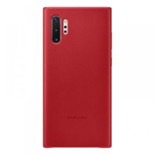 Samsung Galaxy Note 10+ bőr hátlap, Piros tok és táska