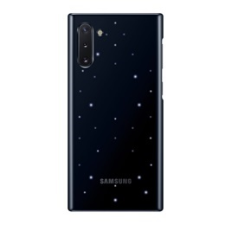 Samsung Galaxy Note 10 ultravékony LED tok (fekete) tok és táska
