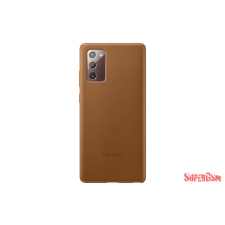 Samsung Galaxy Note 20 bőr hátlap, Barna tok és táska