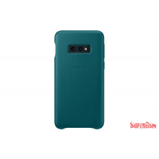 Samsung Galaxy S10 E bőr hátlap, Zöld tok és táska