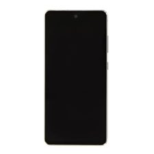 Samsung Galaxy S20 FE 4G kompatibilis LCD modul kerettel OEM jellegű fehér mobiltelefon, tablet alkatrész