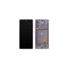  Samsung Galaxy S20 FE 5G G781 LCD kijelző modul, lila mobiltelefon, tablet alkatrész
