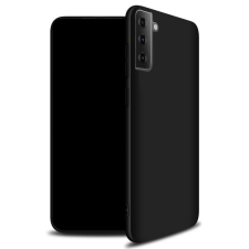  Samsung Galaxy S21 FE Telefontok - fekete szilikon tok tok és táska
