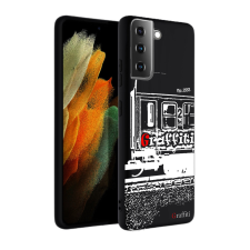  Samsung Galaxy S21 Plus Telefontok - Graffiti No.222 mintás szilikon tok tok és táska