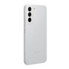 Samsung Galaxy S22+ Leather Cover, gyári bőr tok, szürke, EF-VS906LJ tok és táska