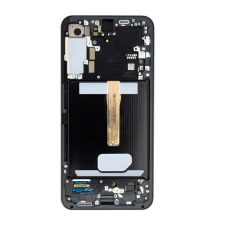 Samsung Galaxy S22 Plus kompatibilis LCD kijelző + érintő, kerettel, grafit, SM-S906B mobiltelefon, tablet alkatrész
