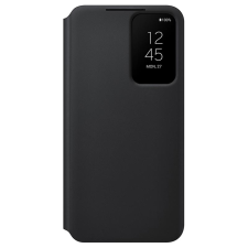 Samsung Galaxy S22+ Smart Clear View Tok - Fekete tok és táska