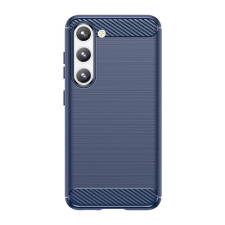 Samsung Galaxy S23 Kék Rugalmas Szilikon Karbonszálas Tok tok és táska