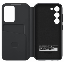 Samsung Galaxy S23 Smart View Wallet, gyári flip tok, fekete, EF-ZS911CB tok és táska