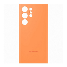 Samsung Galaxy S23 Ultra (SM-S918) szilikon telefonvédő narancssárga tok és táska