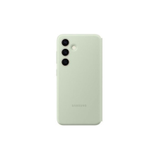 Samsung Galaxy S24 Smart View Wallet gyári hátlap tok, világoszöld tok és táska