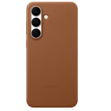 Samsung Galaxy S25 FE KindSuit gyári vegán bőr tok, barna tok és táska