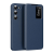  Samsung Galaxy S25 Plus SM-S936, Oldalra nyíló tok, hívás mutatóval, kártyatartóval, Smart View Cover, sötétkék