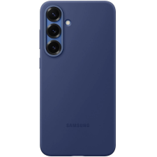 Samsung Galaxy S25 Silicone Cover, gyári szilikon tok, sötétkék tok és táska