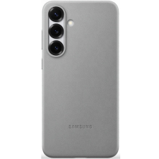 Samsung Galaxy S25+ vegán gyári bőrtok, szürke tok és táska