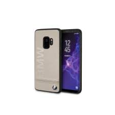 Samsung Galaxy S9 Telefontok - BMW Bőr Hátlaptok Drapp (3700740426449) tok és táska