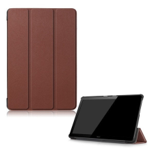  Samsung Galaxy Tab A9 (8.7) SM-X110 / X115, mappa tok, Trifold, barna tablet tok