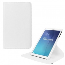  Samsung Galaxy Tab E 9.6 SM-T560 / T561, mappa tok, elforgatható (360°), fehér tablet tok