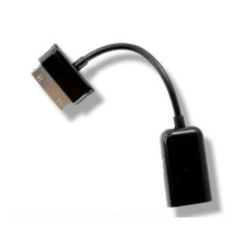 Samsung Galaxy Tab (OTG), USB kábel, fekete kábel és adapter