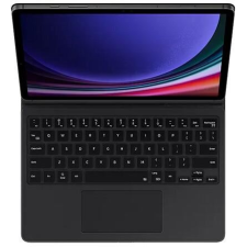 Samsung Galaxy Tab S9 bőr hatású QWERTY angol nyelvű tablet tok fekete (EF-DX715BBEGGB) (EF-DX715BBEGGB) tablet tok