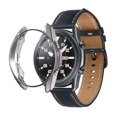 SAMSUNG Galaxy Watch3 45mm (SM-R845F), Okosóra szilikontok, Galvanizált Szürke okosóra kellék