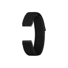 Samsung Galaxy Watch6 szövet szíj 44mm széles M/L fekete okosóra kellék