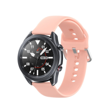  Samsung Galaxy Watch 3 (41 mm) okosóra szíj - pink szilikon szíj okosóra kellék