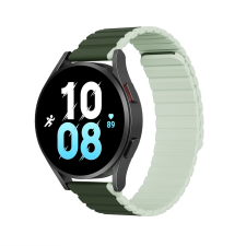  Samsung Galaxy Watch 5 / 5 Pro (40 / 44 / 45 mm) okosóra szíj - Dux Ducis - zöld mágneses szíj (szíj szélesség: 20 mm) okosóra kellék