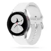  Samsung Galaxy Watch 5 / 5 Pro 40 / 44 / 45 okosóra szíj - fehér szilikon szíj