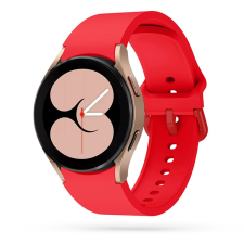  Samsung Galaxy Watch FE okosóra szíj - piros szilikon szíj okosóra kellék