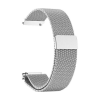  Samsung Galaxy Watch okosóra fém szíj 20mm, Watch Active, Garmin, Huawei Watch GT2 42mm, Beline ezüst