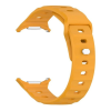  Samsung Galaxy Watch Ultra (47mm) SM-L705, szilikon pótszíj, légáteresztő, 3D homorú minta, sárga