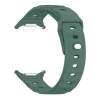  Samsung Galaxy Watch Ultra (47mm) SM-L705, szilikon pótszíj, légáteresztő, 3D homorú minta, sötétzöld