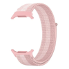  Samsung Galaxy Watch Ultra (47mm) SM-L705, textíl pótszíj, nylon, tépőzáras, állítható, légáteresztő, rózsaszín